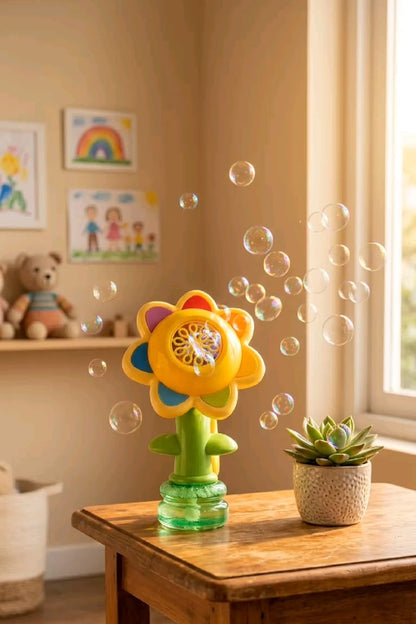 Flower Bubble Machine Toy