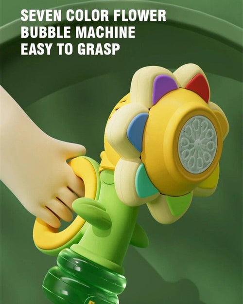 Flower Bubble Machine Toy